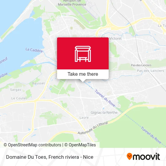 Domaine Du Toes map