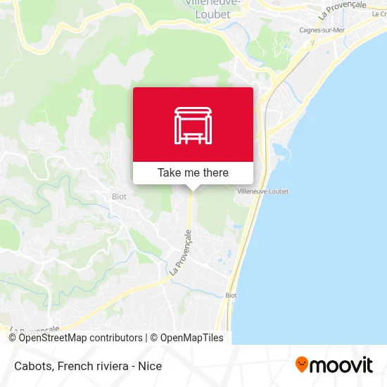 Cabots map