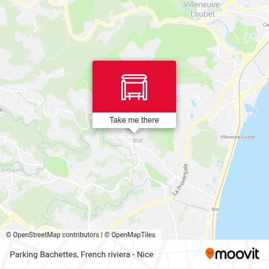 Parking Bachettes map