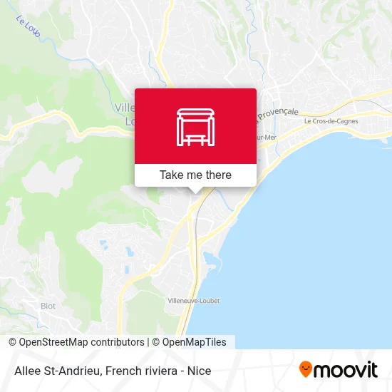 Allee St-Andrieu map