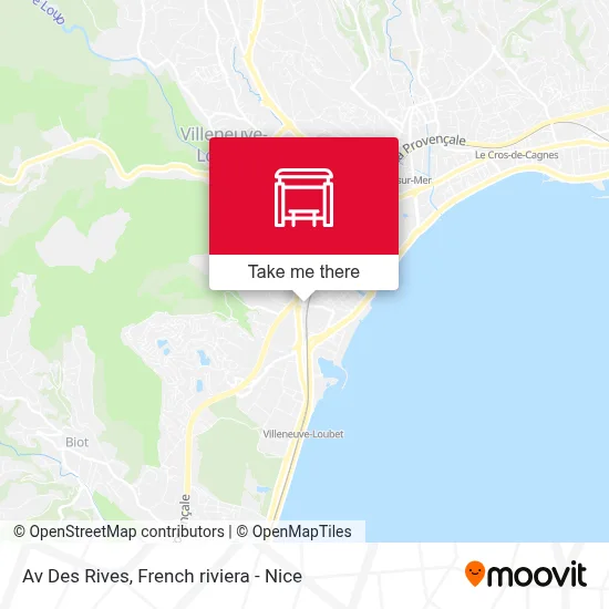 Av Des Rives map
