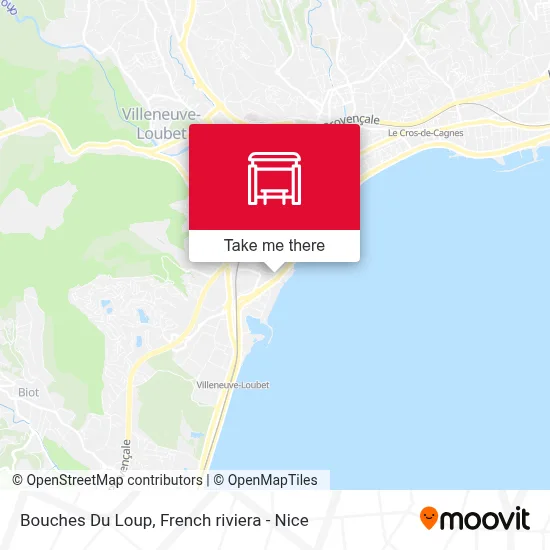 Bouches Du Loup map