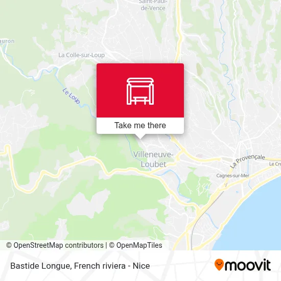 Mapa Bastide Longue
