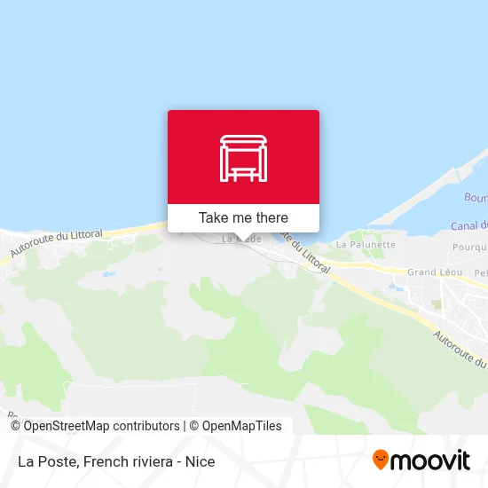 La Poste map