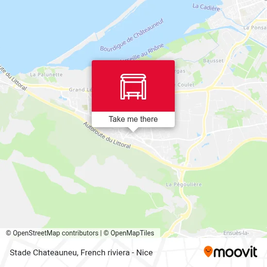 Stade Chateauneu map