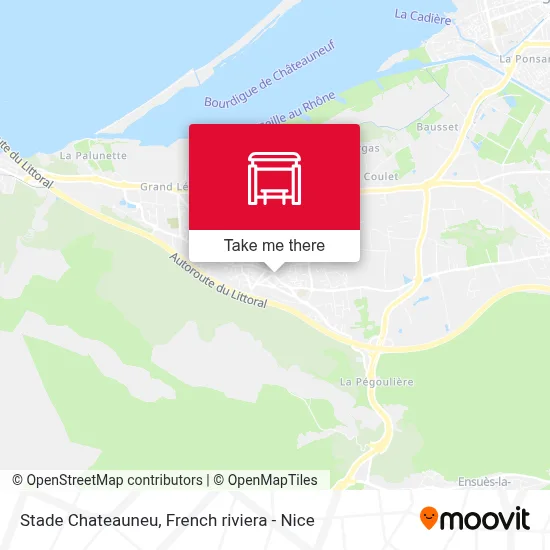 Stade Chateauneu map