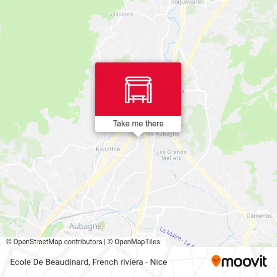 Ecole De Beaudinard map