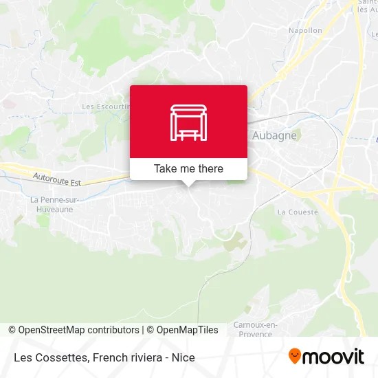 Les Cossettes map