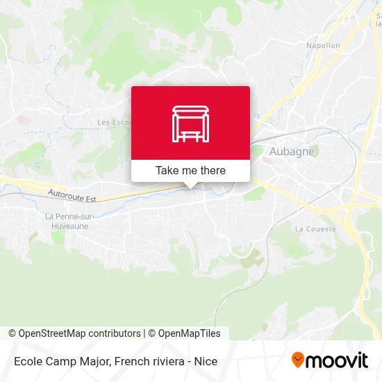 Ecole Camp Major map