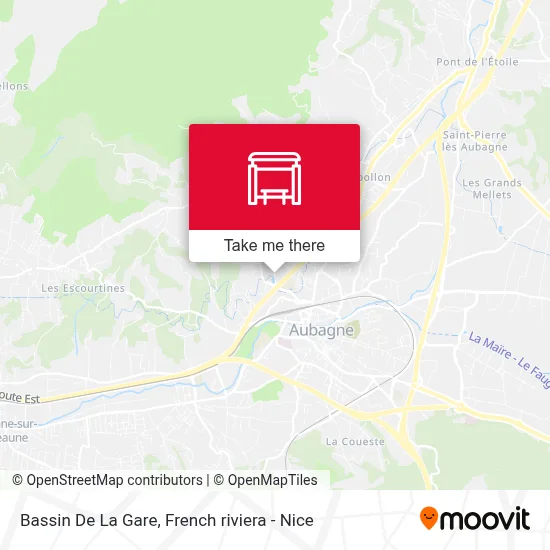 Bassin De La Gare map