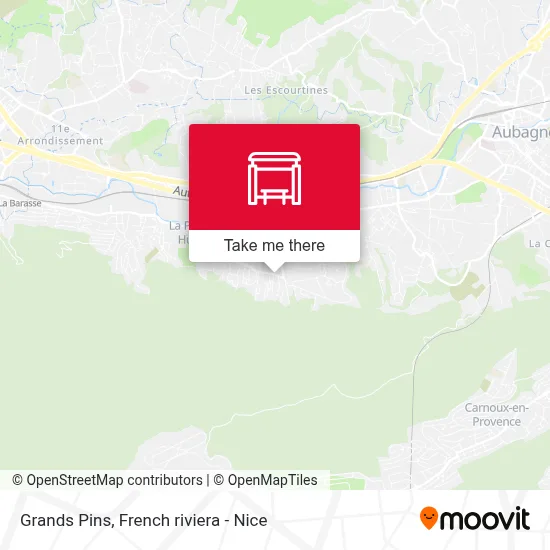 Grands Pins map