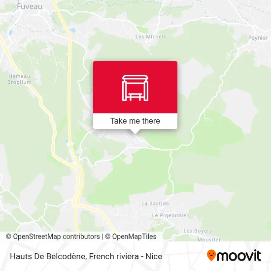 Hauts De Belcodène map