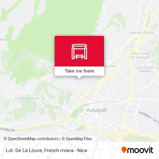 Lot. De La Louve map