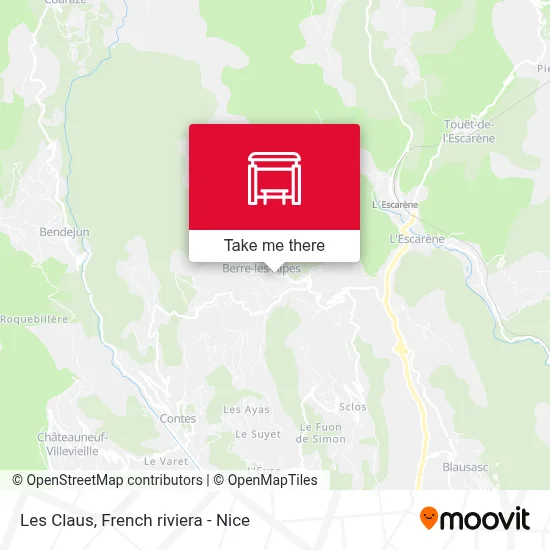 Les Claus map
