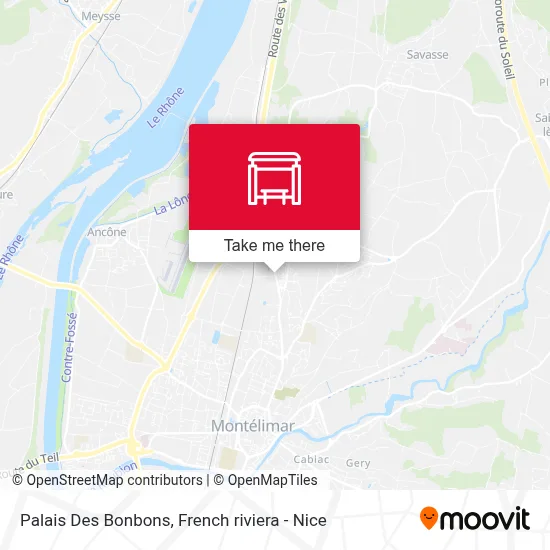 Palais Des Bonbons map