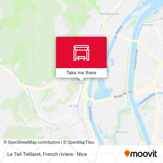 .Le Teil Teillaret map