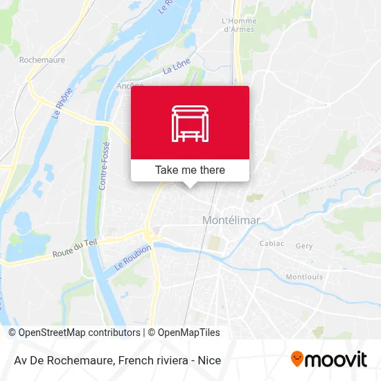 Av De Rochemaure map
