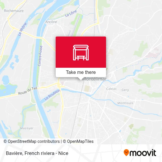 Bavière map