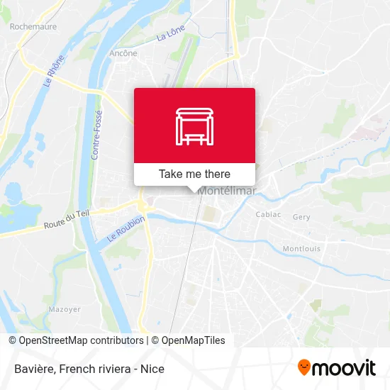 Bavière map