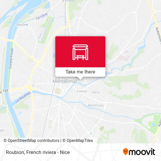 Roubion map