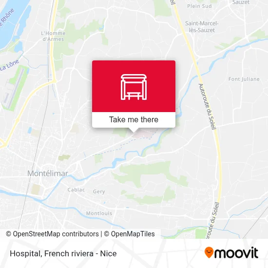Hopital map