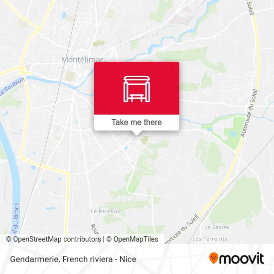 Gendarmerie map