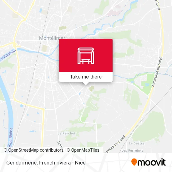 Gendarmerie map