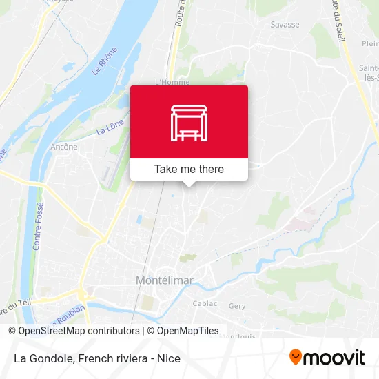 La Gondole map