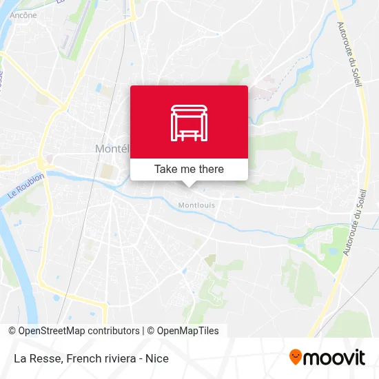 La Resse map