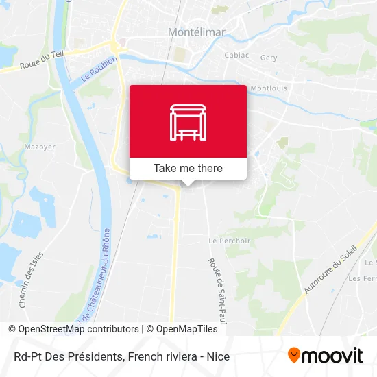 Rd-Pt Des Présidents map