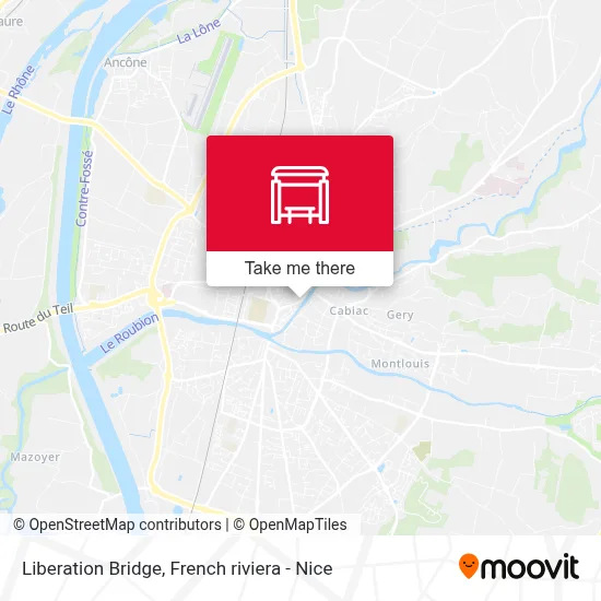 Pont De La Libération map