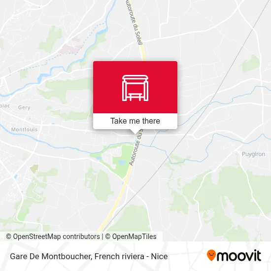 Gare De Montboucher map