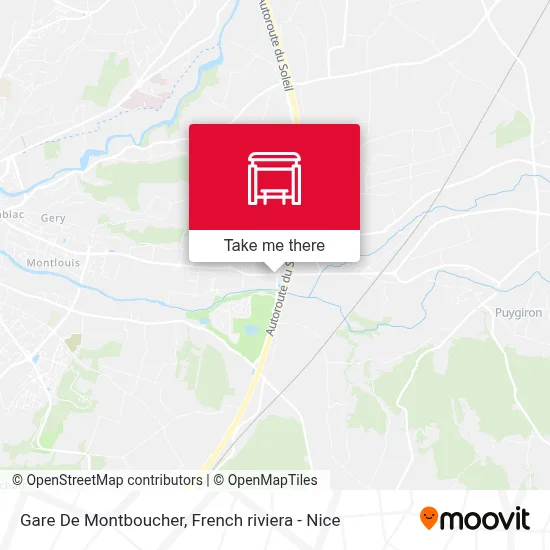 Gare De Montboucher map