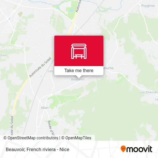 Beauvoir map