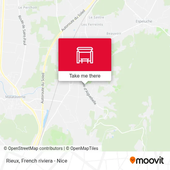 Mapa Rieux
