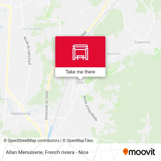 Mapa Allan Menuiserie