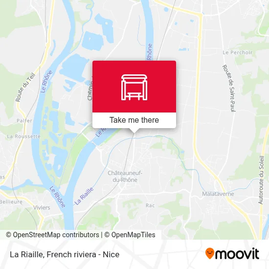 La Riaille map