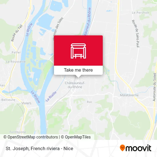 Mapa St Joseph