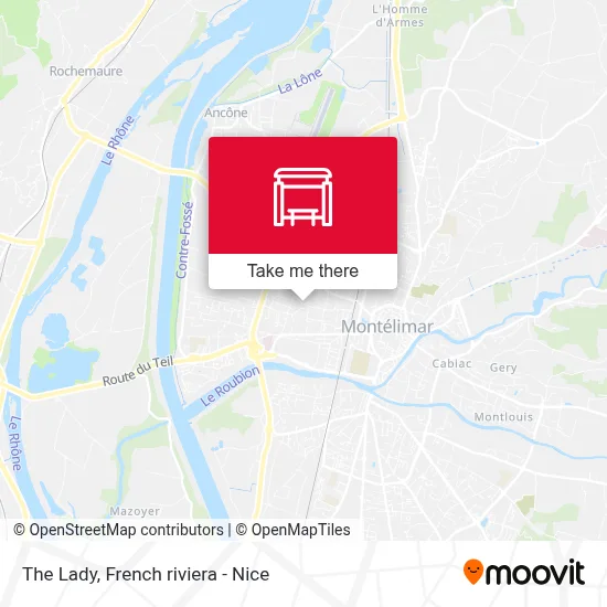 La Dame map