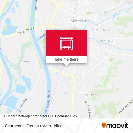 Charpenne map