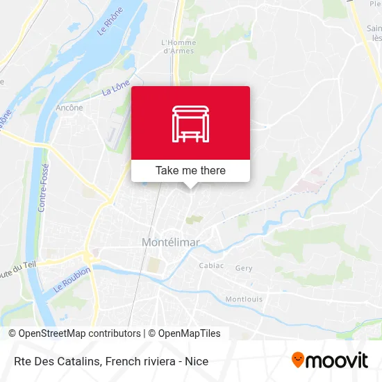 Rte Des Catalins map