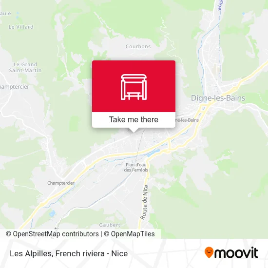 Les Alpilles map