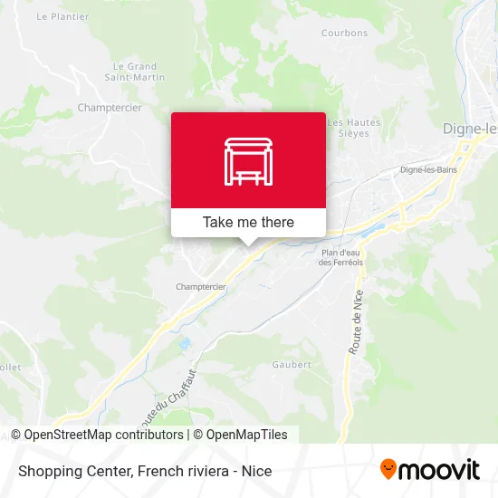 Centre Commercial map