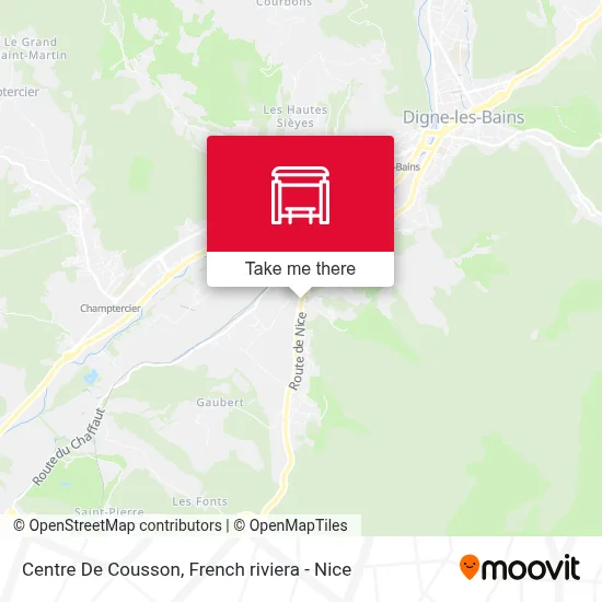 Centre De Cousson map