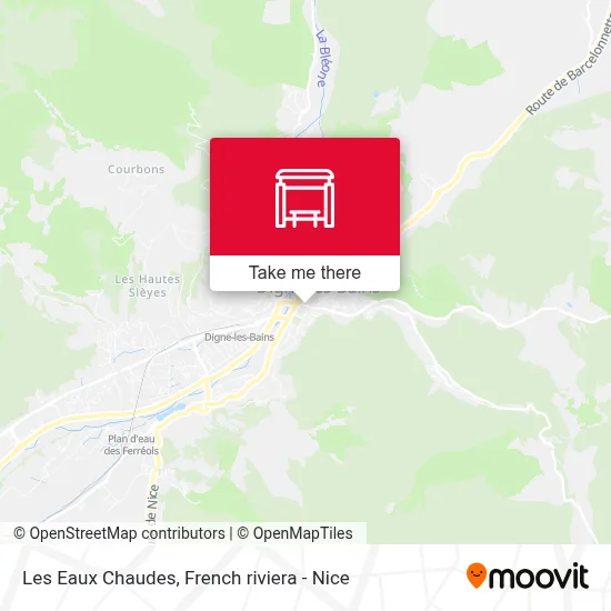 Les Eaux Chaudes map