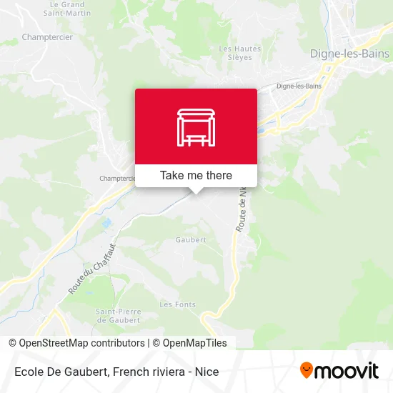 Ecole De Gaubert map