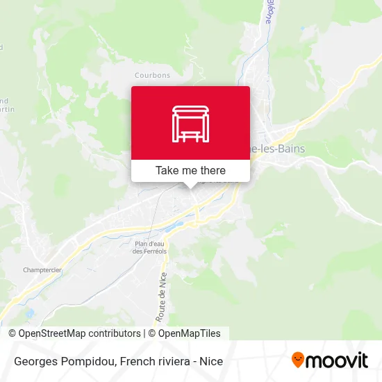 Georges Pompidou map
