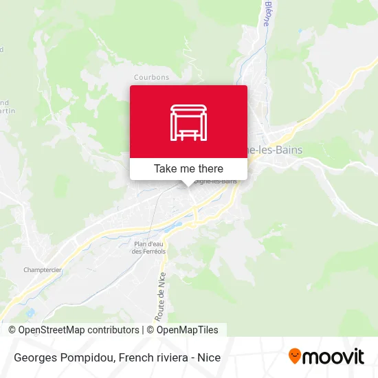 Georges Pompidou map