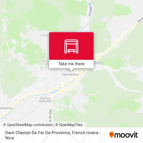 Gare Chemin De Fer De Provence map