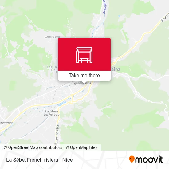 La Sèbe map